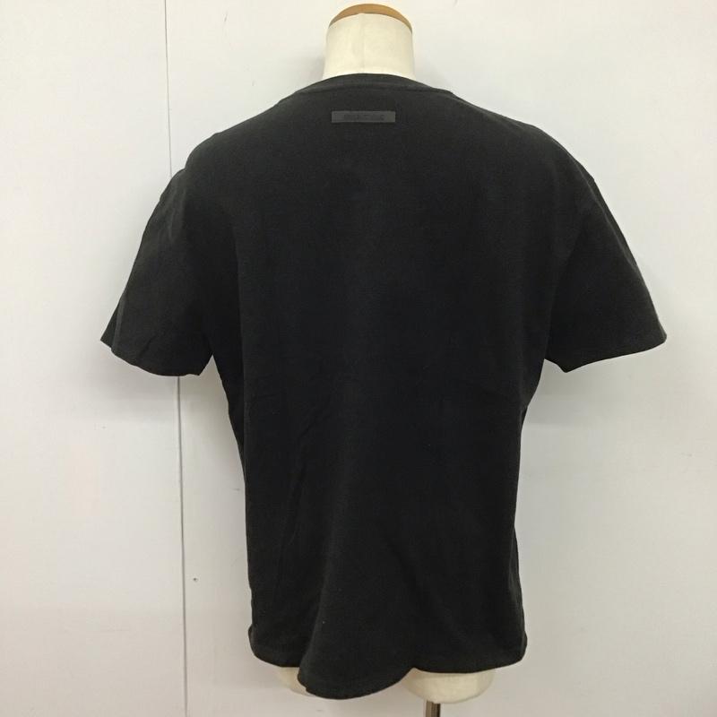 エッセンシャルズ ESSENTIALS Tシャツ 半袖 S ロゴ、文字 X プリント 黒 / ブラック /  メンズ USED 古着 中古 10128254