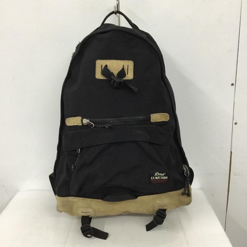 デウスエクスマキナ DEUS EX MACHINA リュックサック、デイパック リュックサック、デイバッグ DMF87384 DYLAN DAYPACK ロゴ、文字 黒 / ブラック /  メンズ USED 古着 中古 10128262
