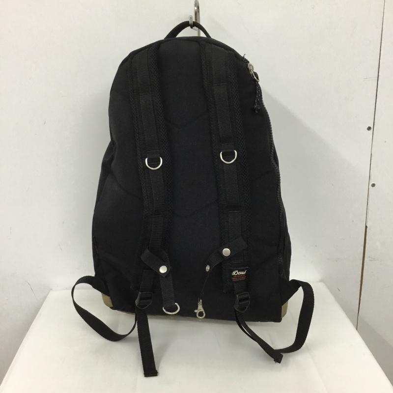 デウスエクスマキナ DEUS EX MACHINA リュックサック、デイパック リュックサック、デイバッグ DMF87384 DYLAN DAYPACK ロゴ、文字 黒 / ブラック /  メンズ USED 古着 中古 10128262