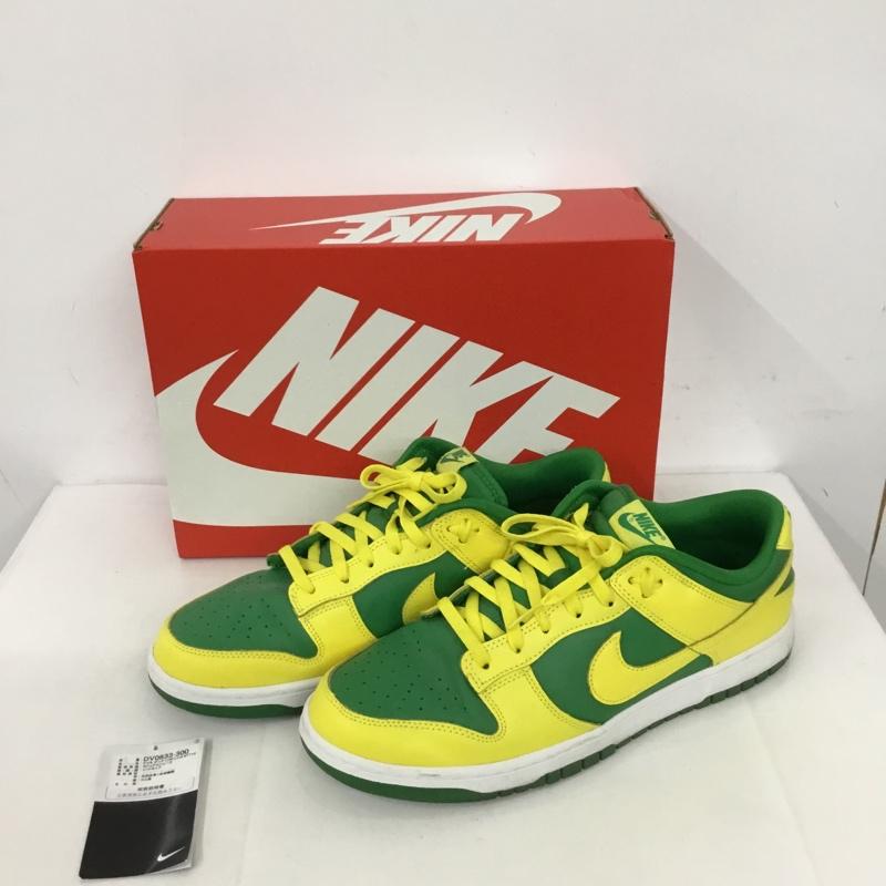 ナイキ NIKE スニーカー スニーカー DV0833-300 DUNK LOW RETRO BTTYS 30cm 箱有 30.0cm ロゴ、文字 黄 / イエロー / X 緑 / グリーン /  メンズ USED 古着 中古 10128264