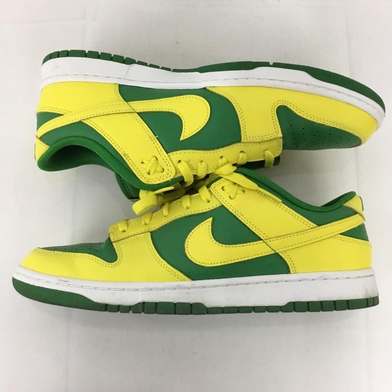 ナイキ NIKE スニーカー スニーカー DV0833-300 DUNK LOW RETRO BTTYS 30cm 箱有 30.0cm ロゴ、文字 黄 / イエロー / X 緑 / グリーン /  メンズ USED 古着 中古 10128264