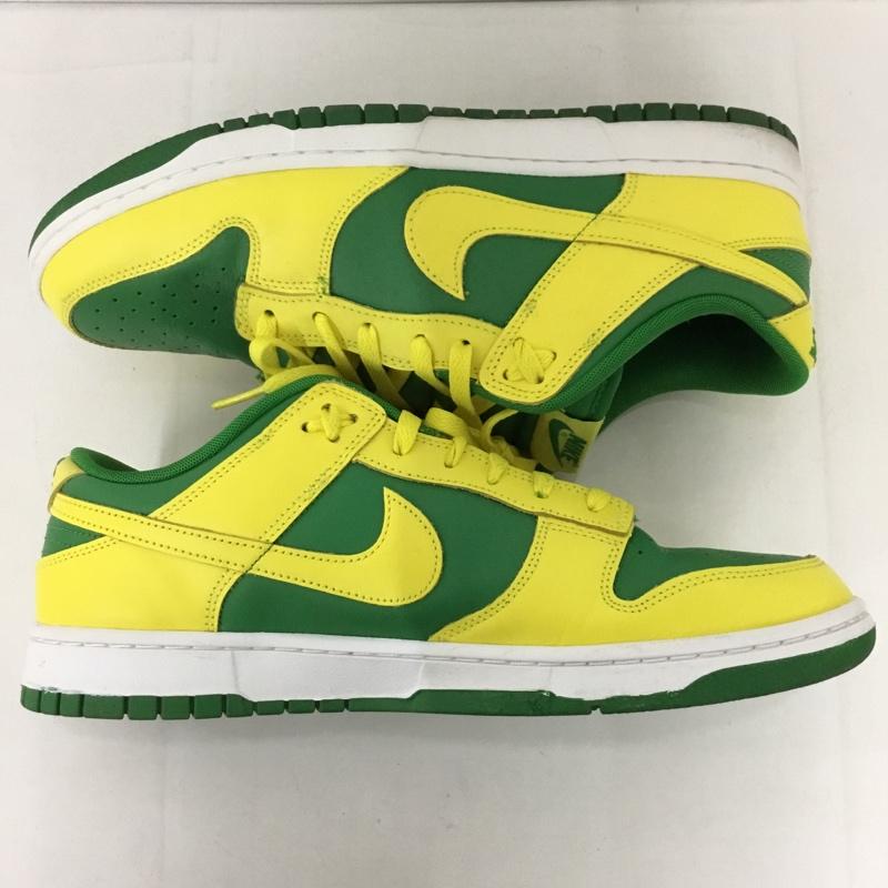 ナイキ NIKE スニーカー スニーカー DV0833-300 DUNK LOW RETRO BTTYS 30cm 箱有 30.0cm ロゴ、文字 黄 / イエロー / X 緑 / グリーン /  メンズ USED 古着 中古 10128264