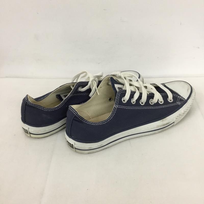 コンバース CONVERSE スニーカー スニーカー M9697 ALL STAR OX 26.5cm 26.5cm ロゴ、文字 紺 / ネイビー / X 白 / ホワイト /  メンズ USED 古着 中古 10128265
