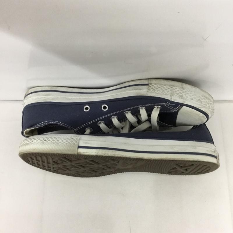 コンバース CONVERSE スニーカー スニーカー M9697 ALL STAR OX 26.5cm 26.5cm ロゴ、文字 紺 / ネイビー / X 白 / ホワイト /  メンズ USED 古着 中古 10128265