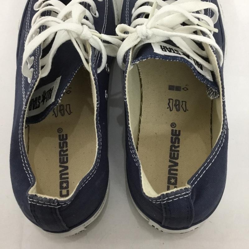 コンバース CONVERSE スニーカー スニーカー M9697 ALL STAR OX 26.5cm 26.5cm ロゴ、文字 紺 / ネイビー / X 白 / ホワイト /  メンズ USED 古着 中古 10128265