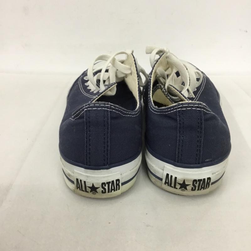 コンバース CONVERSE スニーカー スニーカー M9697 ALL STAR OX 26.5cm 26.5cm ロゴ、文字 紺 / ネイビー / X 白 / ホワイト /  メンズ USED 古着 中古 10128265