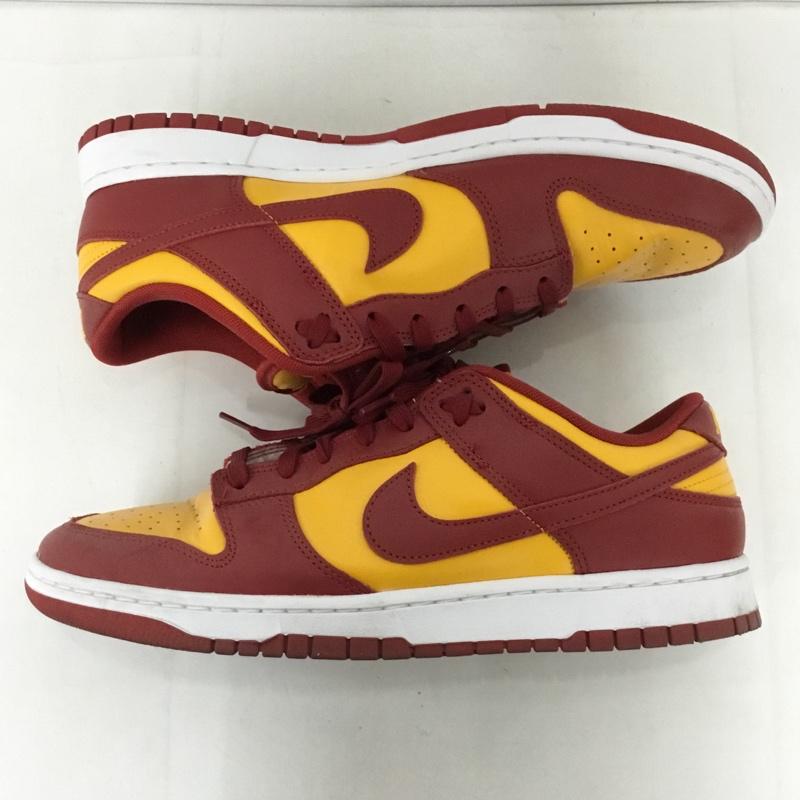 ナイキ NIKE スニーカー スニーカー DD1391 701 DUNK LOW RETRO 30cm 箱有 30.0cm ロゴ、文字 赤 / レッド / X 橙 / オレンジ /  メンズ USED 古着 中古 10128268