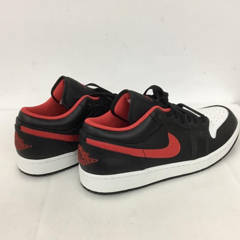 ナイキ NIKE スニーカー スニーカー 553558-063 AIR JORDAN 1 LOW 30cm 箱有 30.0cm ロゴ、文字 黒 / ブラック / X 白 / ホワイト / X 赤 / レッド /  メンズ USED 古着 中古 10128269