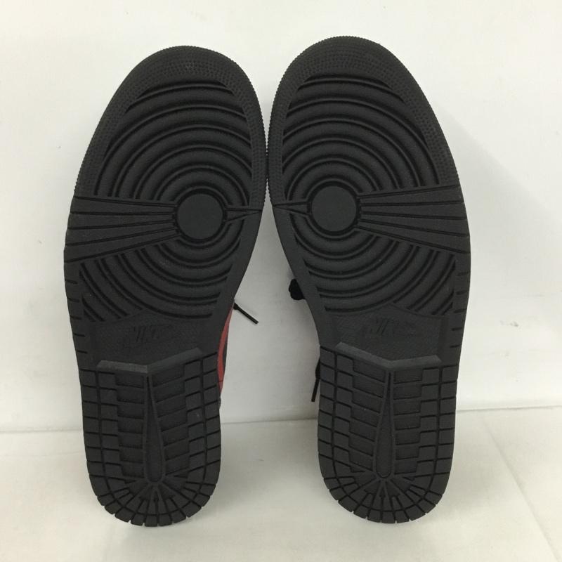 ナイキ NIKE スニーカー スニーカー 553558-063 AIR JORDAN 1 LOW 30cm 箱有 30.0cm ロゴ、文字 黒 / ブラック / X 白 / ホワイト / X 赤 / レッド /  メンズ USED 古着 中古 10128269