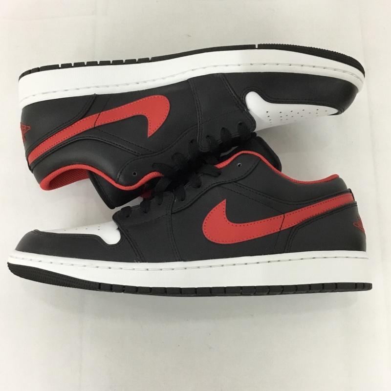 ナイキ NIKE スニーカー スニーカー 553558-063 AIR JORDAN 1 LOW 30cm 箱有 30.0cm ロゴ、文字 黒 / ブラック / X 白 / ホワイト / X 赤 / レッド /  メンズ USED 古着 中古 10128269