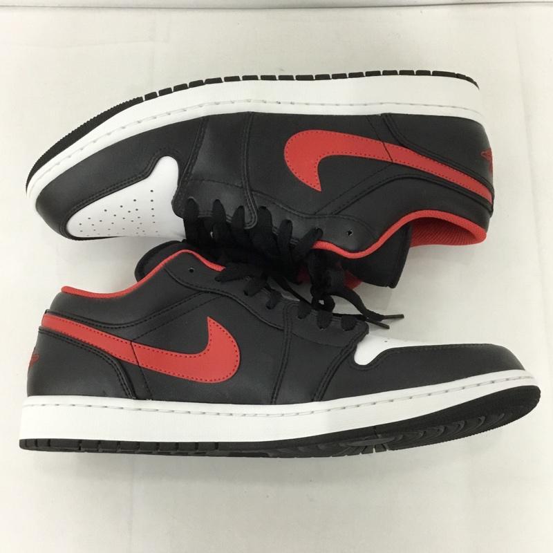 ナイキ NIKE スニーカー スニーカー 553558-063 AIR JORDAN 1 LOW 30cm 箱有 30.0cm ロゴ、文字 黒 / ブラック / X 白 / ホワイト / X 赤 / レッド /  メンズ USED 古着 中古 10128269