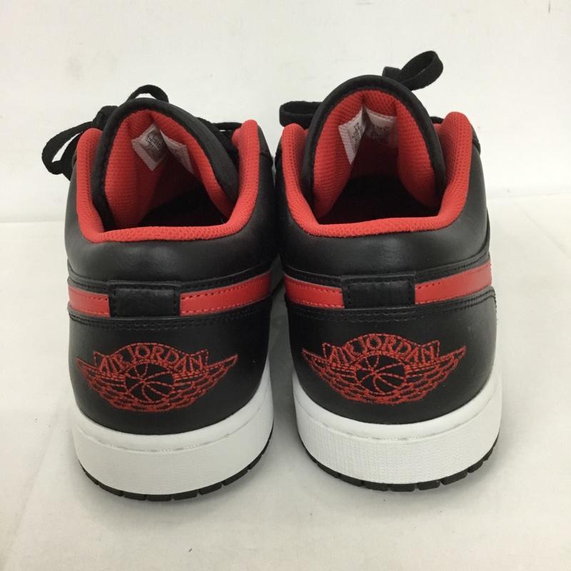 ナイキ NIKE スニーカー スニーカー 553558-063 AIR JORDAN 1 LOW 30cm 箱有 30.0cm ロゴ、文字 黒 / ブラック / X 白 / ホワイト / X 赤 / レッド /  メンズ USED 古着 中古 10128269