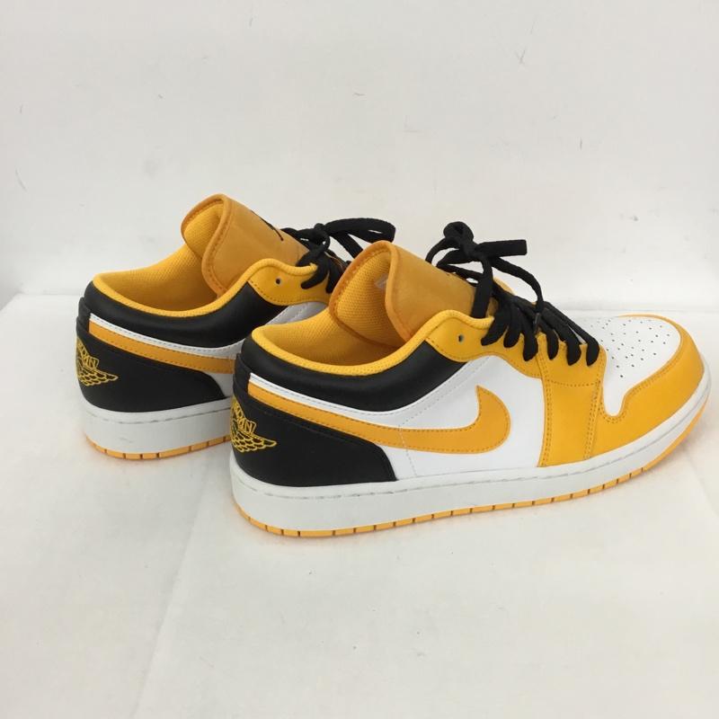 ナイキ NIKE スニーカー スニーカー 553558 701 AIR JORDAN 1 LOW 30cm 箱有 30.0cm ロゴ、文字 白 / ホワイト / X 黒 / ブラック / X 橙 / オレンジ /  メンズ USED 古着 中古 10128271