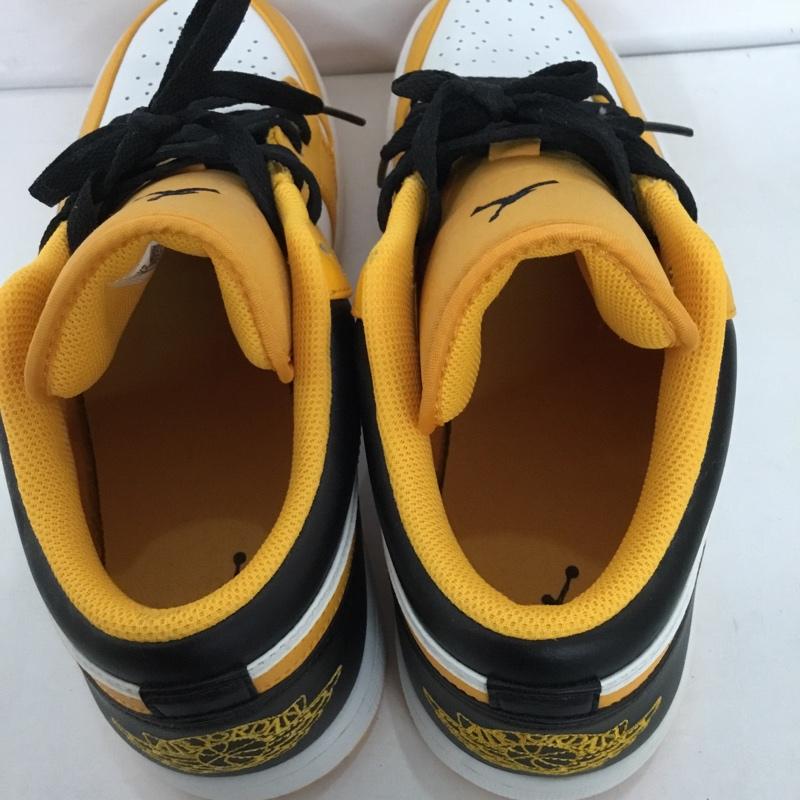 ナイキ NIKE スニーカー スニーカー 553558 701 AIR JORDAN 1 LOW 30cm 箱有 30.0cm ロゴ、文字 白 / ホワイト / X 黒 / ブラック / X 橙 / オレンジ /  メンズ USED 古着 中古 10128271