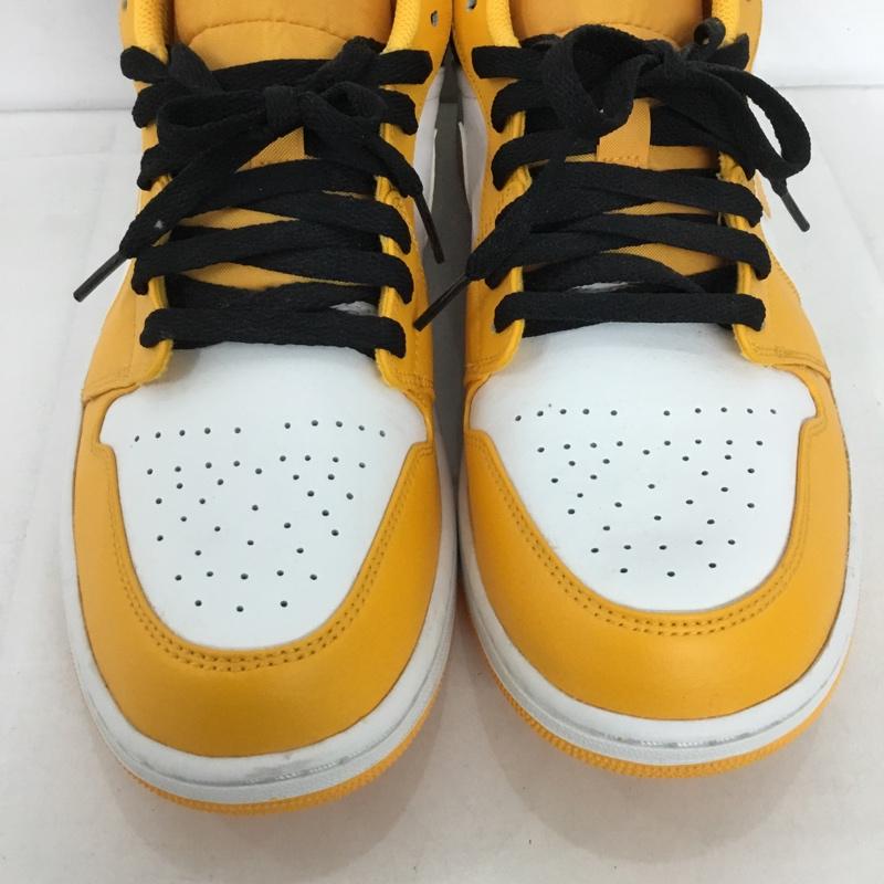 ナイキ NIKE スニーカー スニーカー 553558 701 AIR JORDAN 1 LOW 30cm 箱有 30.0cm ロゴ、文字 白 / ホワイト / X 黒 / ブラック / X 橙 / オレンジ /  メンズ USED 古着 中古 10128271