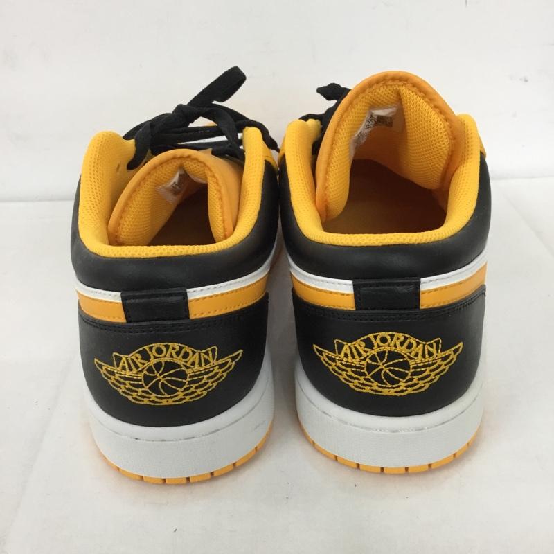 ナイキ NIKE スニーカー スニーカー 553558 701 AIR JORDAN 1 LOW 30cm 箱有 30.0cm ロゴ、文字 白 / ホワイト / X 黒 / ブラック / X 橙 / オレンジ /  メンズ USED 古着 中古 10128271