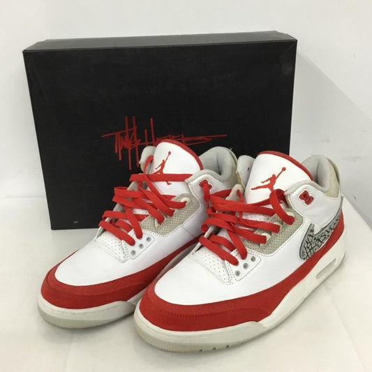 ナイキ NIKE スニーカー スニーカー CJ0939 100 AIR JORDAN 3 RETRO TH SP 29cm 箱有 29.0cm ロゴ、文字 白 / ホワイト / X 赤 / レッド / X 灰 / グレー /  メンズ USED 古着 中古 10128272
