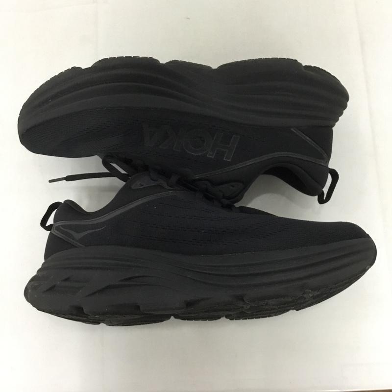 ホカオネオネ HOKA ONEONE スニーカー スニーカー 1127953 BONDI 8 WIDE 27cm 箱有 27.0cm ロゴ、文字 黒 / ブラック /  メンズ USED 古着 中古 10128273