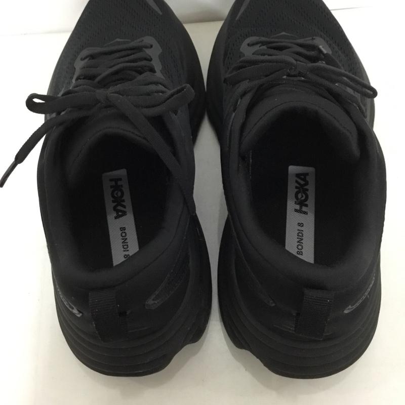 ホカオネオネ HOKA ONEONE スニーカー スニーカー 1127953 BONDI 8 WIDE 27cm 箱有 27.0cm ロゴ、文字 黒 / ブラック /  メンズ USED 古着 中古 10128273