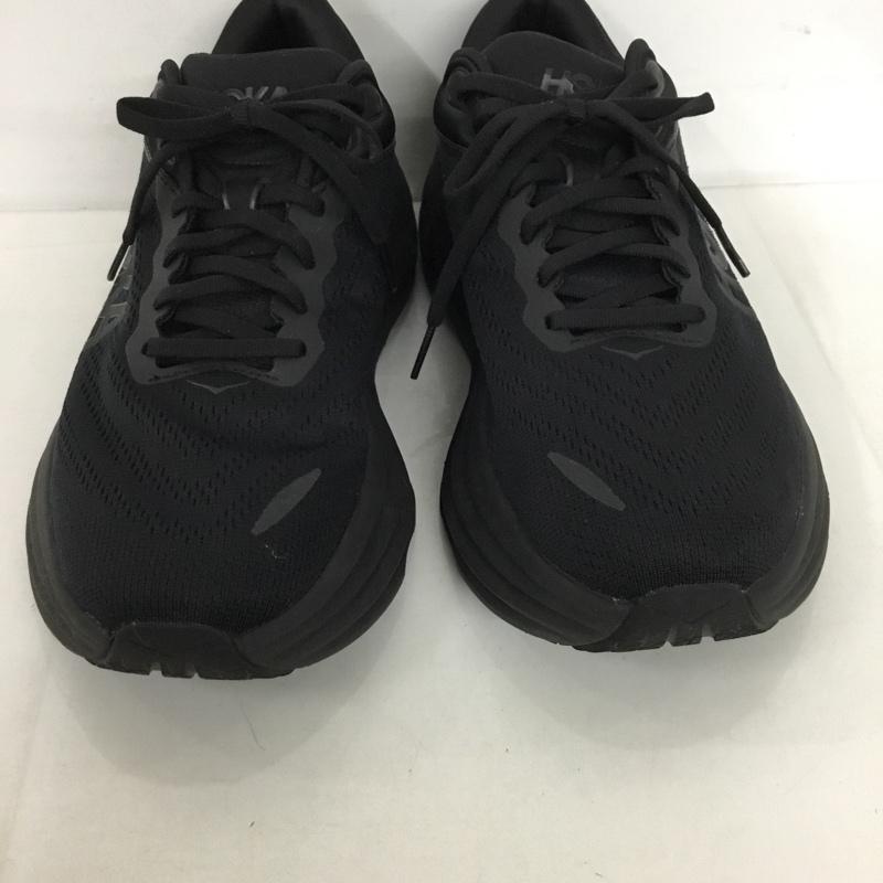 ホカオネオネ HOKA ONEONE スニーカー スニーカー 1127953 BONDI 8 WIDE 27cm 箱有 27.0cm ロゴ、文字 黒 / ブラック /  メンズ USED 古着 中古 10128273