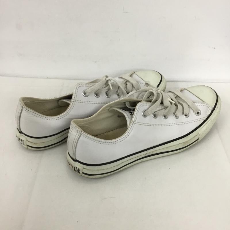 コンバース CONVERSE スニーカー スニーカー 11552 ALL STAR OX レザー 26cm 26.0cm ロゴ、文字 白 / ホワイト /  メンズ USED 古着 中古 10128274