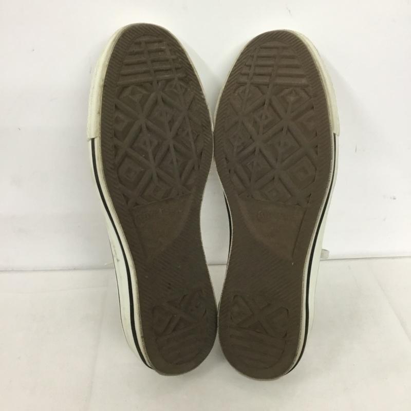 コンバース CONVERSE スニーカー スニーカー 11552 ALL STAR OX レザー 26cm 26.0cm ロゴ、文字 白 / ホワイト /  メンズ USED 古着 中古 10128274