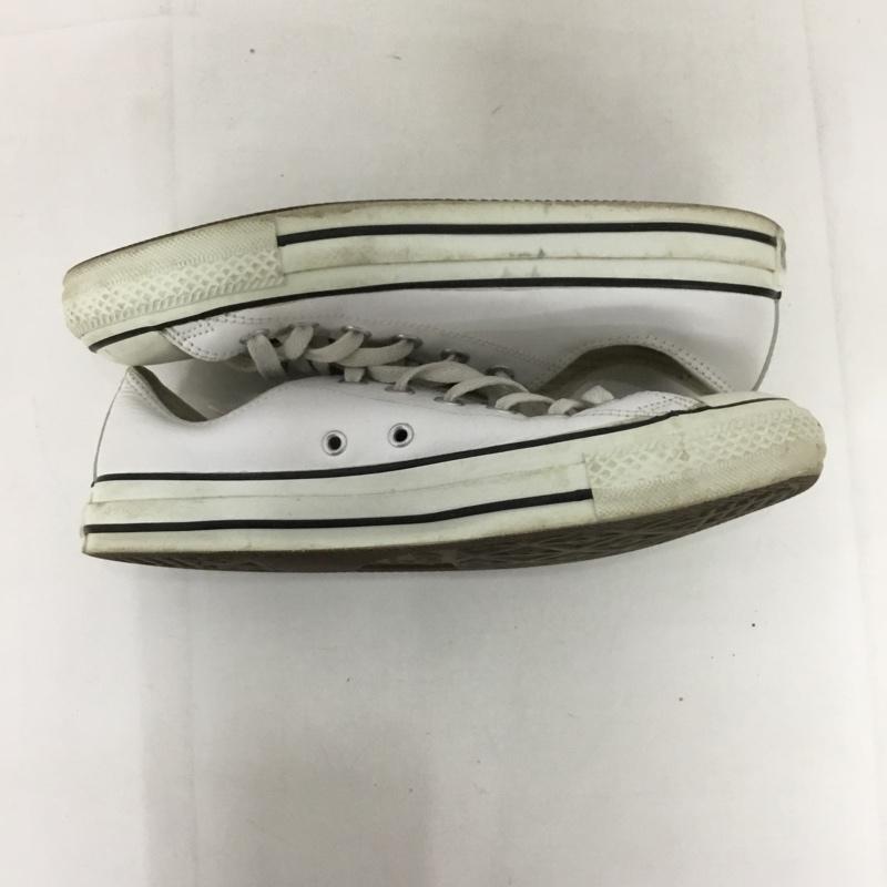 コンバース CONVERSE スニーカー スニーカー 11552 ALL STAR OX レザー 26cm 26.0cm ロゴ、文字 白 / ホワイト /  メンズ USED 古着 中古 10128274