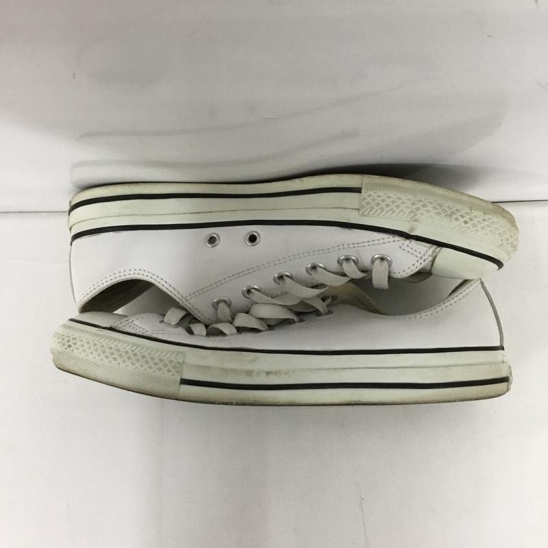 コンバース CONVERSE スニーカー スニーカー 11552 ALL STAR OX レザー 26cm 26.0cm ロゴ、文字 白 / ホワイト /  メンズ USED 古着 中古 10128274