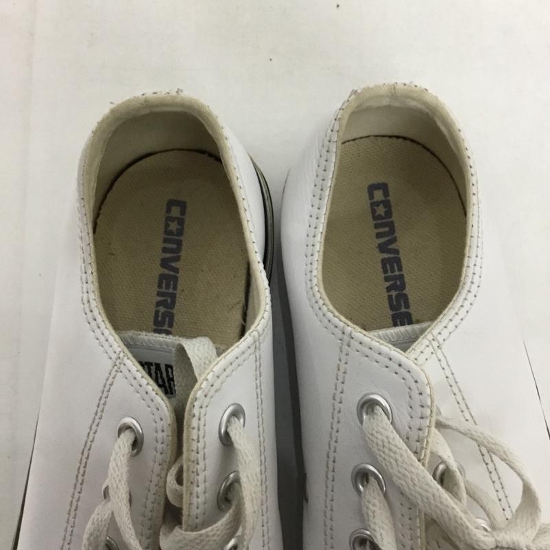 コンバース CONVERSE スニーカー スニーカー 11552 ALL STAR OX レザー 26cm 26.0cm ロゴ、文字 白 / ホワイト /  メンズ USED 古着 中古 10128274