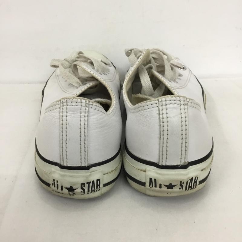 コンバース CONVERSE スニーカー スニーカー 11552 ALL STAR OX レザー 26cm 26.0cm ロゴ、文字 白 / ホワイト /  メンズ USED 古着 中古 10128274