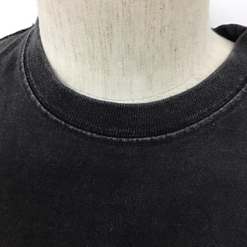 ラングリッツレザーズ Langlitz Leathers Tシャツ 半袖 M ロゴ、文字 X プリント 黒 / ブラック /  メンズ USED 古着 中古 10128275