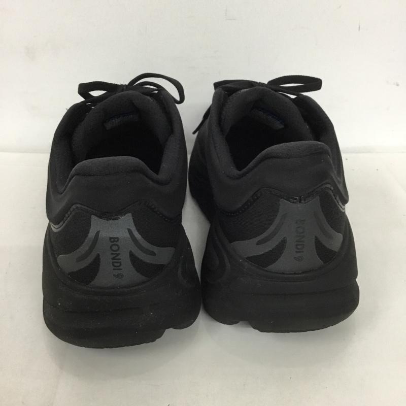 ホカオネオネ HOKA ONEONE スニーカー スニーカー 1162013 BONDI 9 WIDE 27cm 箱有 27.0cm ロゴ、文字 黒 / ブラック /  メンズ USED 古着 中古 10128278