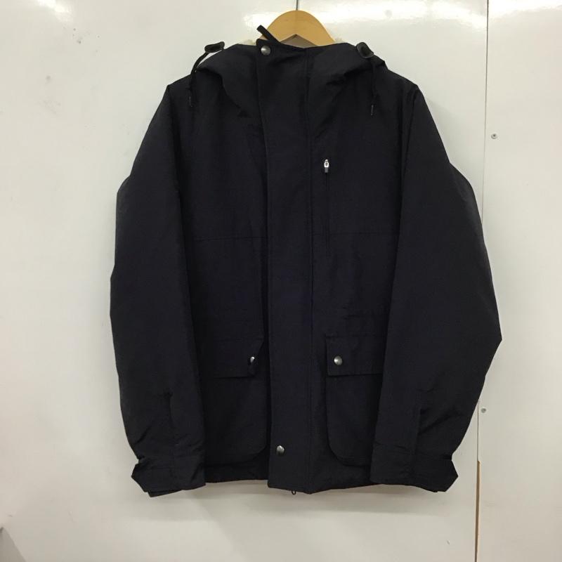 ユナイテッドアローズグリーンレーベルリラクシング UNITED ARROWS green label relaxing ジャケット、上着 ジャンパー、ブルゾン 3225-699-2793 グログランボアマウンテンパーカ L 無地 紺 / ネイビー /  メンズ USED 古着 中古 10128286