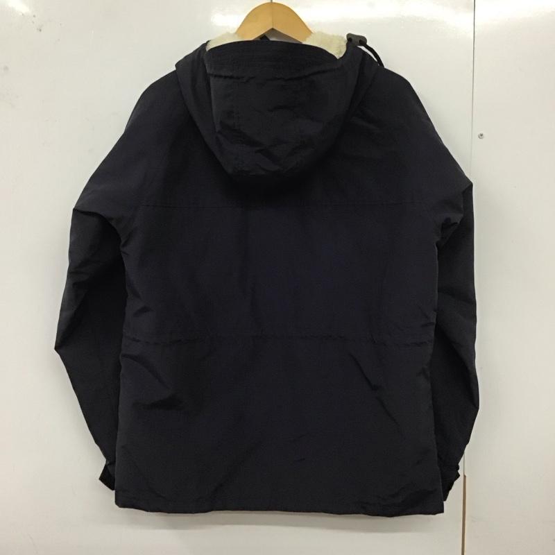 ユナイテッドアローズグリーンレーベルリラクシング UNITED ARROWS green label relaxing ジャケット、上着 ジャンパー、ブルゾン 3225-699-2793 グログランボアマウンテンパーカ L 無地 紺 / ネイビー /  メンズ USED 古着 中古 10128286