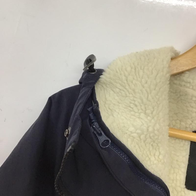 ユナイテッドアローズグリーンレーベルリラクシング UNITED ARROWS green label relaxing ジャケット、上着 ジャンパー、ブルゾン 3225-699-2793 グログランボアマウンテンパーカ L 無地 紺 / ネイビー /  メンズ USED 古着 中古 10128286