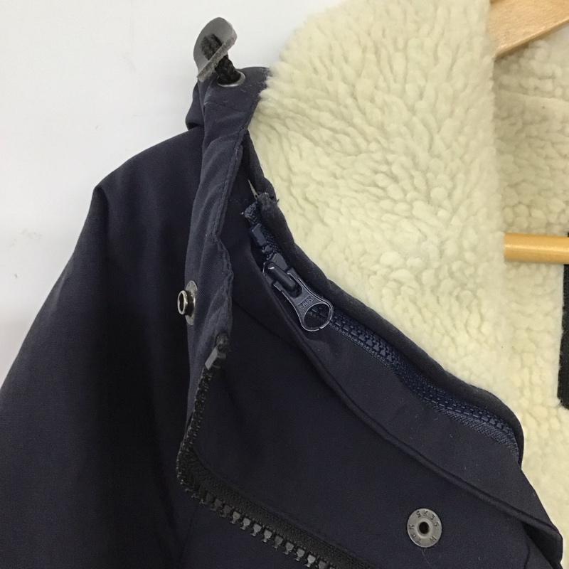 ユナイテッドアローズグリーンレーベルリラクシング UNITED ARROWS green label relaxing ジャケット、上着 ジャンパー、ブルゾン 3225-699-2793 グログランボアマウンテンパーカ L 無地 紺 / ネイビー /  メンズ USED 古着 中古 10128286