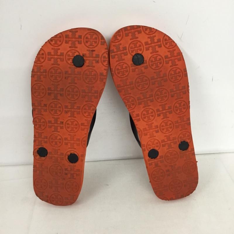 トリーバーチ TORY BURCH サンダル サンダル ビーチサンダル 箱有 ロゴ、文字 赤 / レッド /  レディース USED 古着 中古 10128294