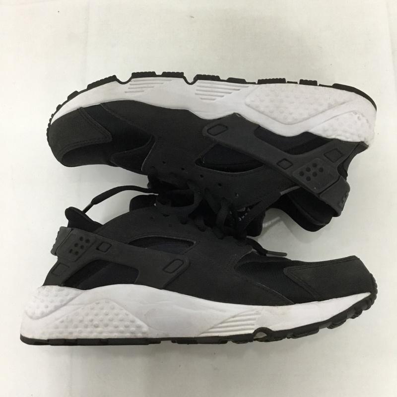 ナイキ NIKE スニーカー スニーカー 634835-006 WMNS AIR HUARACHE RUN エアハラチ 25cm 25.0cm ロゴ、文字 黒 / ブラック / X 白 / ホワイト /  レディース USED 古着 中古 10128295