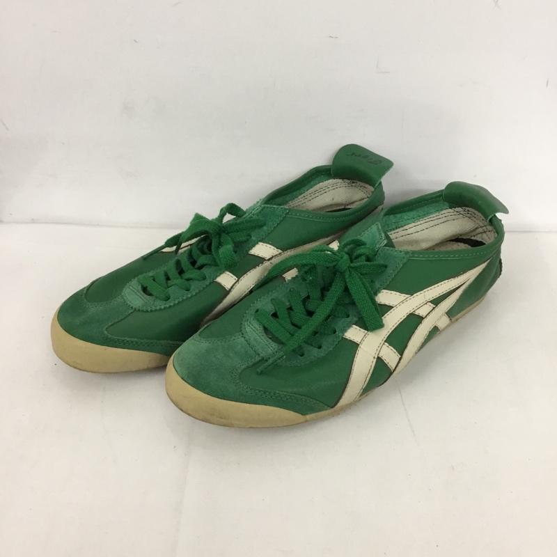 オニツカタイガー ONITSUKA TIGER スニーカー スニーカー THL7C2 MEXICO 66 27cm 27.0cm ロゴ、文字 緑 / グリーン /  メンズ USED 古着 中古 10128296