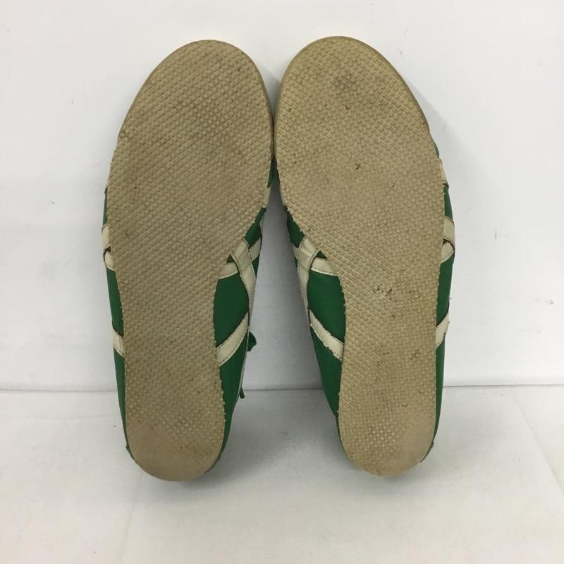 オニツカタイガー ONITSUKA TIGER スニーカー スニーカー THL7C2 MEXICO 66 27cm 27.0cm ロゴ、文字 緑 / グリーン /  メンズ USED 古着 中古 10128296