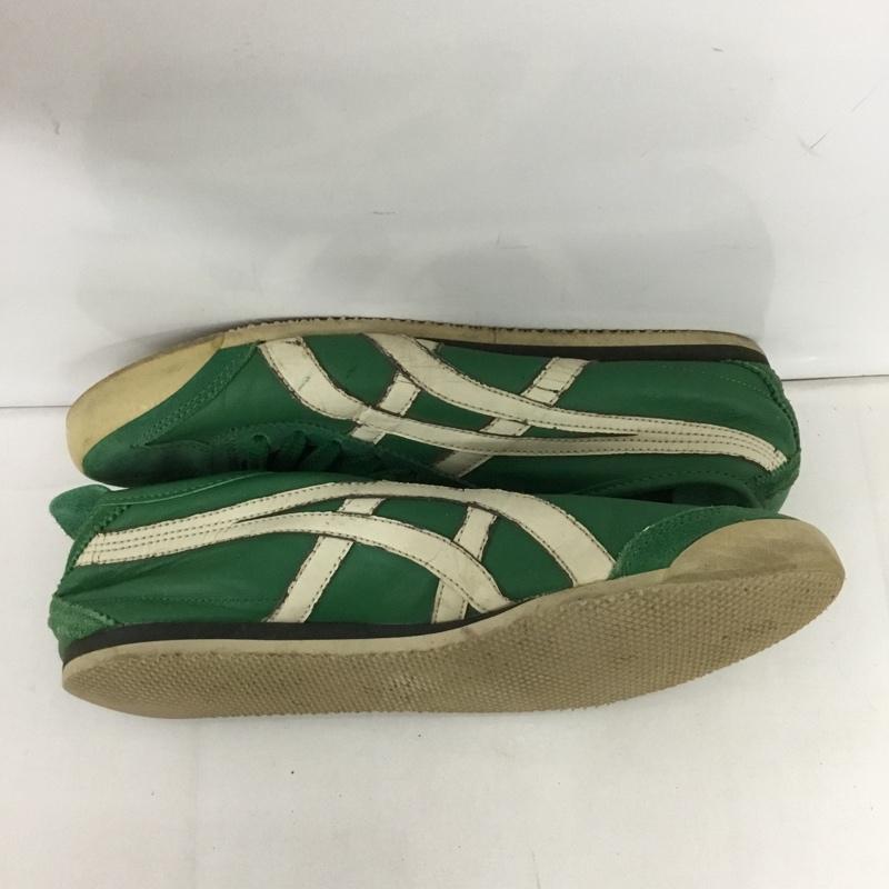 オニツカタイガー ONITSUKA TIGER スニーカー スニーカー THL7C2 MEXICO 66 27cm 27.0cm ロゴ、文字 緑 / グリーン /  メンズ USED 古着 中古 10128296