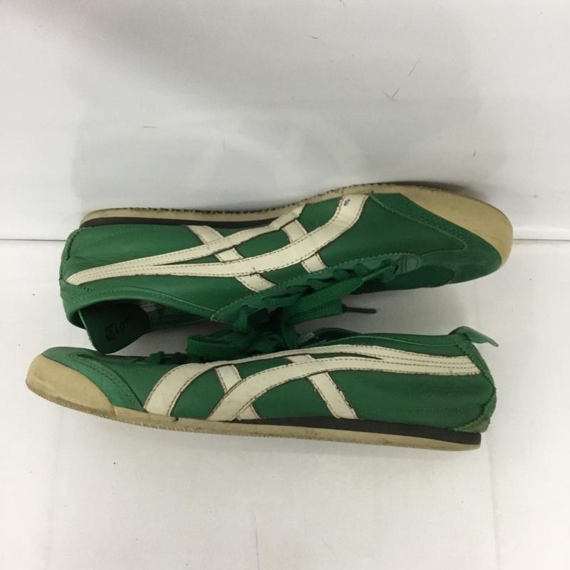 オニツカタイガー ONITSUKA TIGER スニーカー スニーカー THL7C2 MEXICO 66 27cm 27.0cm ロゴ、文字 緑 / グリーン /  メンズ USED 古着 中古 10128296