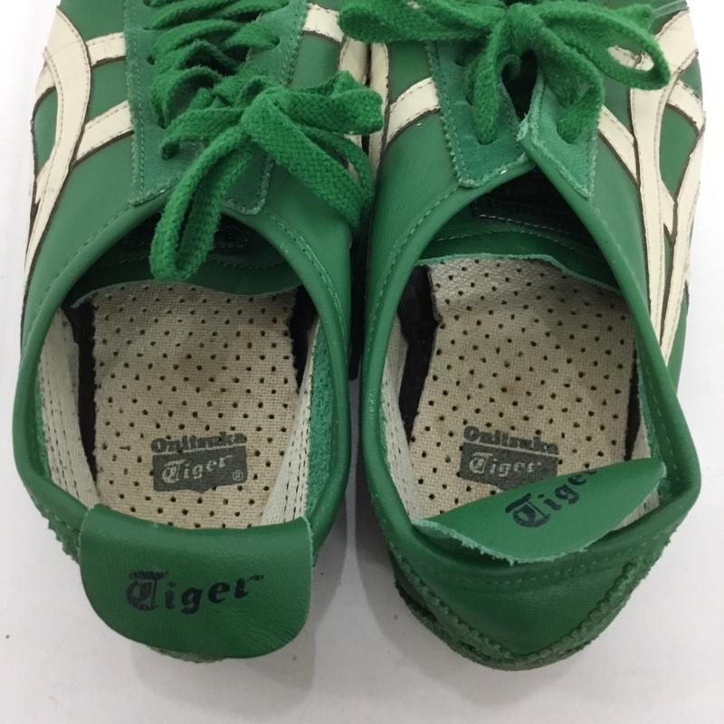 オニツカタイガー ONITSUKA TIGER スニーカー スニーカー THL7C2 MEXICO 66 27cm 27.0cm ロゴ、文字 緑 / グリーン /  メンズ USED 古着 中古 10128296