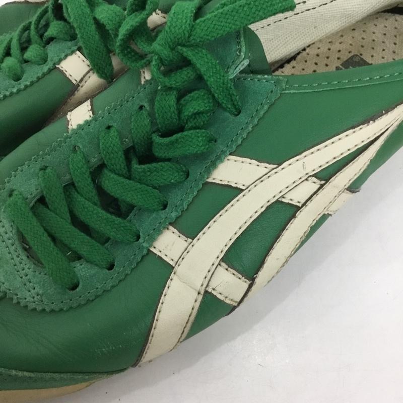 オニツカタイガー ONITSUKA TIGER スニーカー スニーカー THL7C2 MEXICO 66 27cm 27.0cm ロゴ、文字 緑 / グリーン /  メンズ USED 古着 中古 10128296