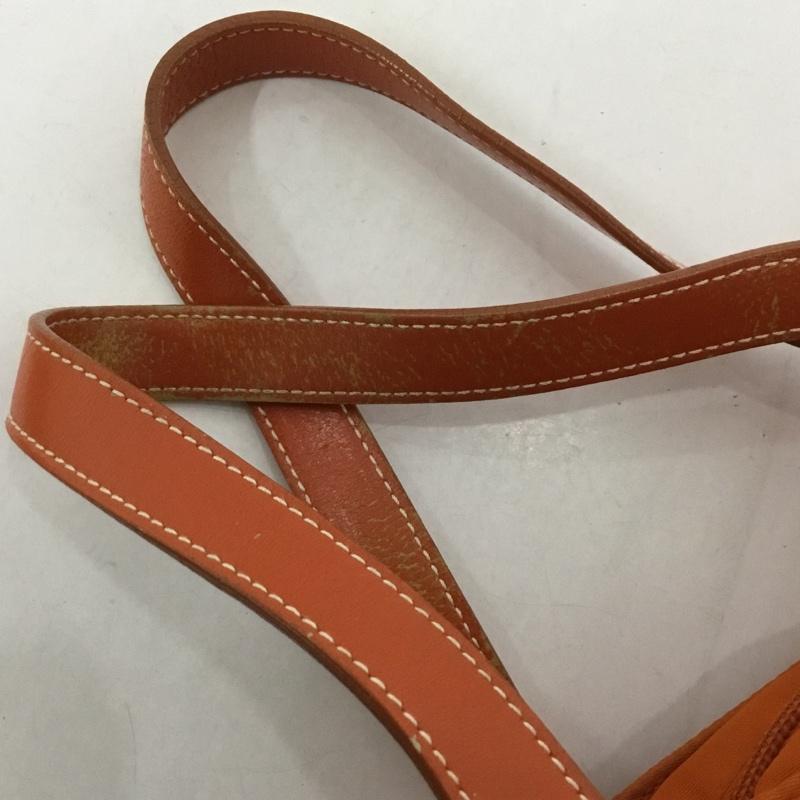 プラダ PRADA ハンドバッグ ハンドバッグ ロゴ、文字 橙 / オレンジ /  レディース USED 古着 中古 10128301