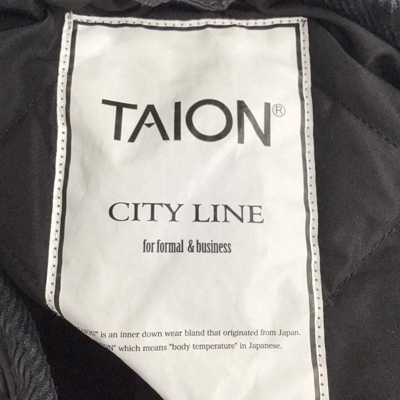 タイオン TAION ジャケット、上着 ダウンジャケット L 無地 黒 / ブラック /  メンズ USED 古着 中古 10128305