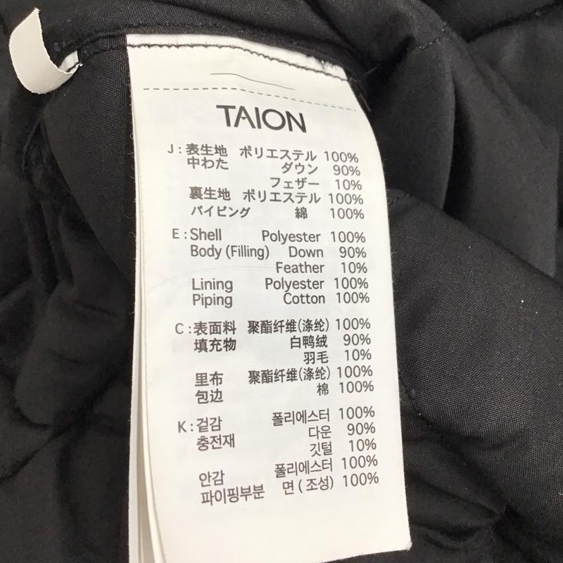 タイオン TAION ジャケット、上着 ダウンジャケット L 無地 黒 / ブラック /  メンズ USED 古着 中古 10128305