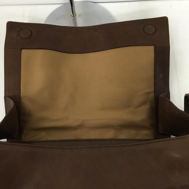 ツチヤカバン 土屋鞄 ショルダーバッグ ショルダーバッグ レザー 無地 茶 / ブラウン /  メンズ USED 古着 中古 10128306