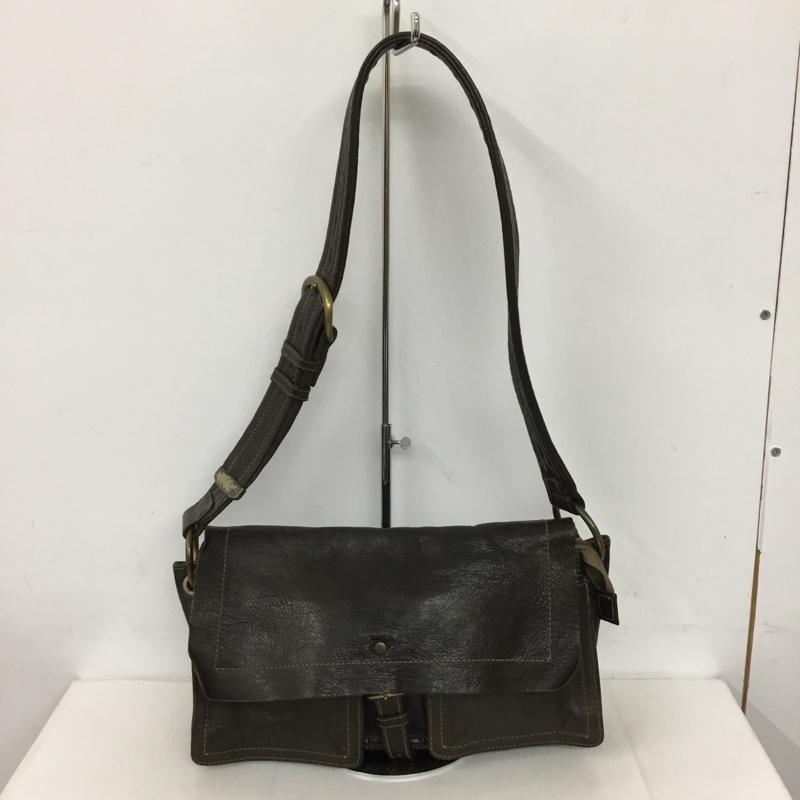 ゲンテン genten ショルダーバッグ ショルダーバッグ レザー dan genten 無地 黒 / ブラック /  メンズ USED 古着 中古 10128318