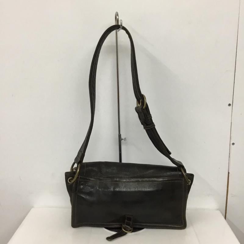 ゲンテン genten ショルダーバッグ ショルダーバッグ レザー dan genten 無地 黒 / ブラック /  メンズ USED 古着 中古 10128318
